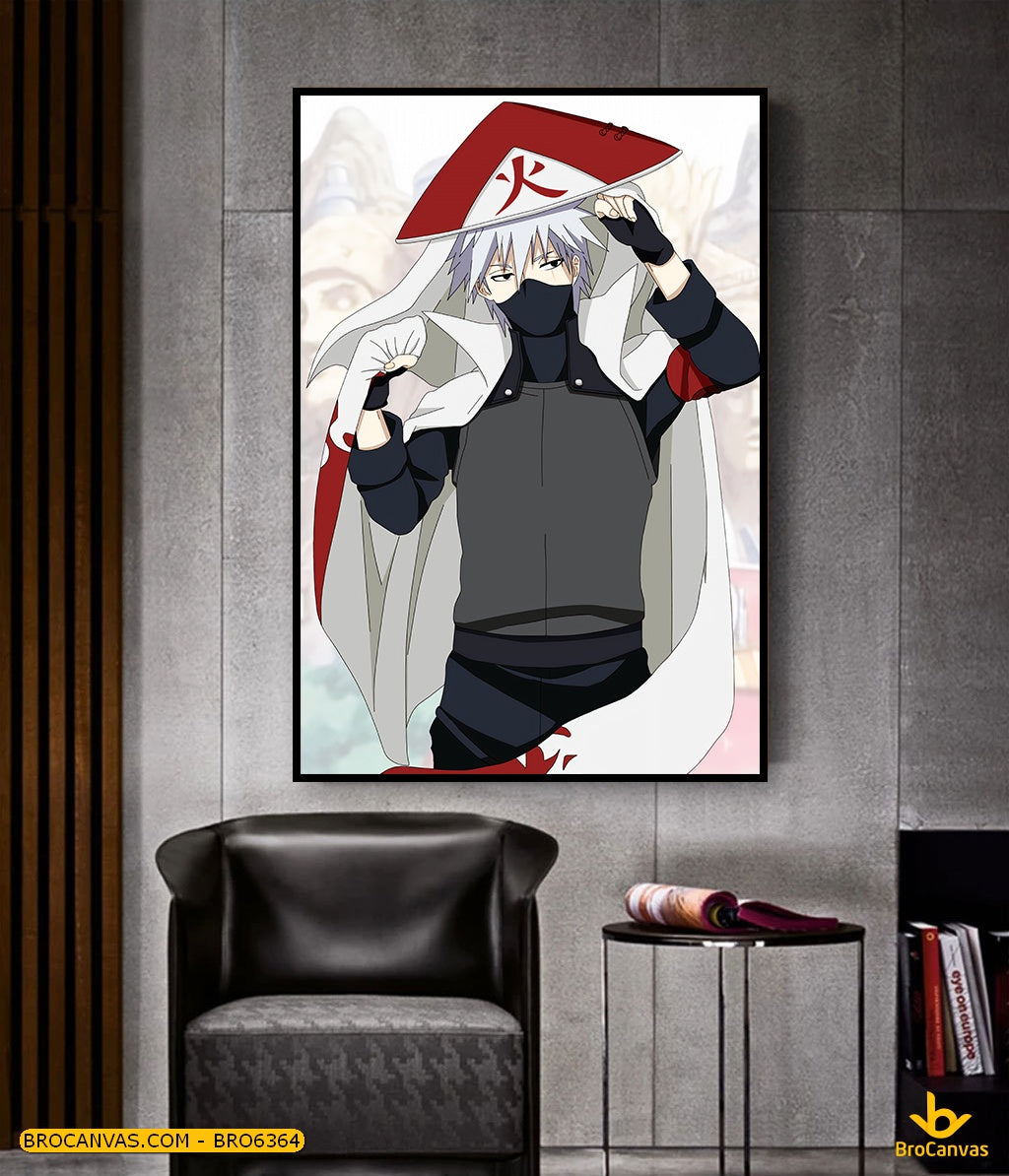 BRO6364 Tranh Anime Kakashi Hatake In Canvas Treo Tuong.jpg