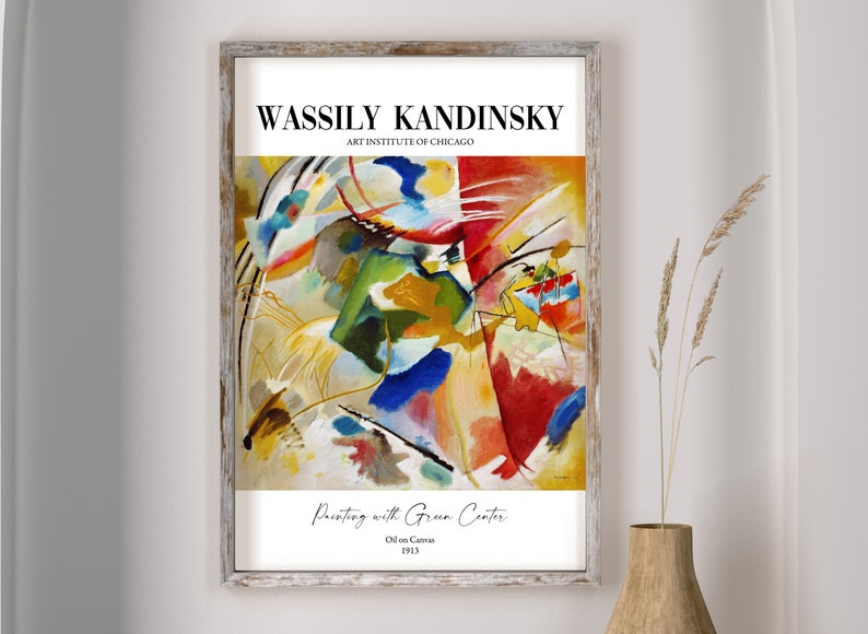 Boho Art Set of 5 Prints Bundle Wall decor Matisse Printable Van Gogh Kandinsky Klimt Monet 4.jpg