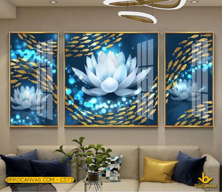 Tranh Tráng Gương TP HCM Sang Trọng - Hiện Đại Nhất Kích Thước (40x80cm(2),80x80cm) C573