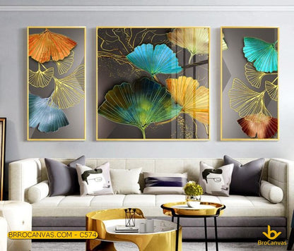 Tranh Tráng Gương TP HCM Sang Trọng - Hiện Đại Nhất Kích Thước (40x80cm(2),80x80cm) C574