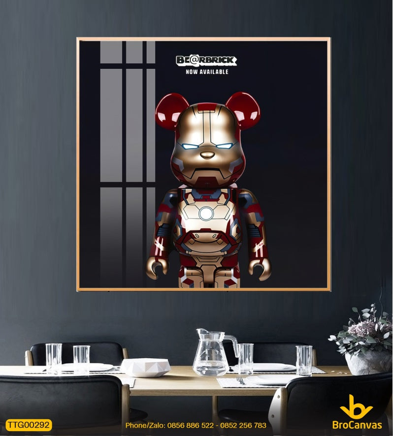 Tranh Trang Guong Gau Kaws Bearbrick Nguoi Sat TTG00292.jpg