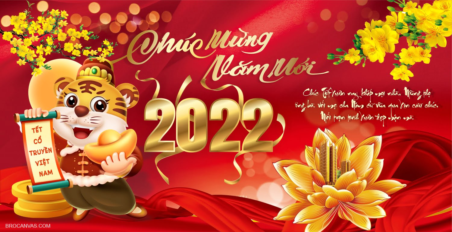 Hình chúc mừng năm mới 2022