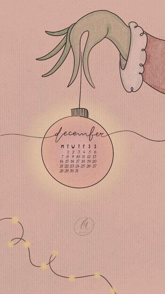 Hình nền lịch tháng 12, hình nền grinch cho iphone