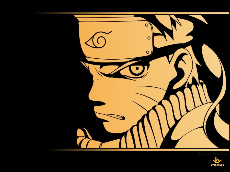 Hình ảnh Naruto đơn Sắc