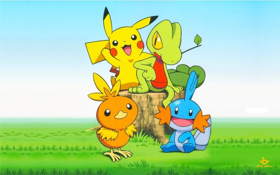 Hình ảnh Pokemon Tren Thảo Nguyên