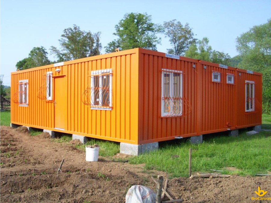Nhà container không cần phải xây móng, xây cốt nhà