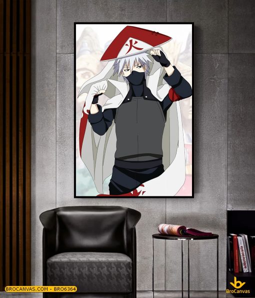 BRO6364 Tranh Anime Kakashi Hatake In Canvas Treo Tường