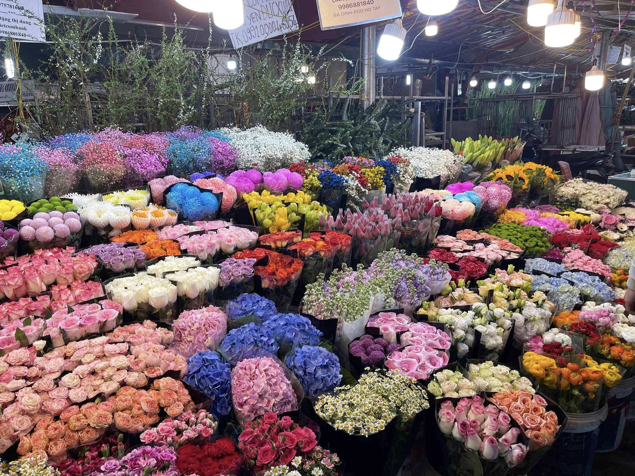Chợ hoa mùa xuân