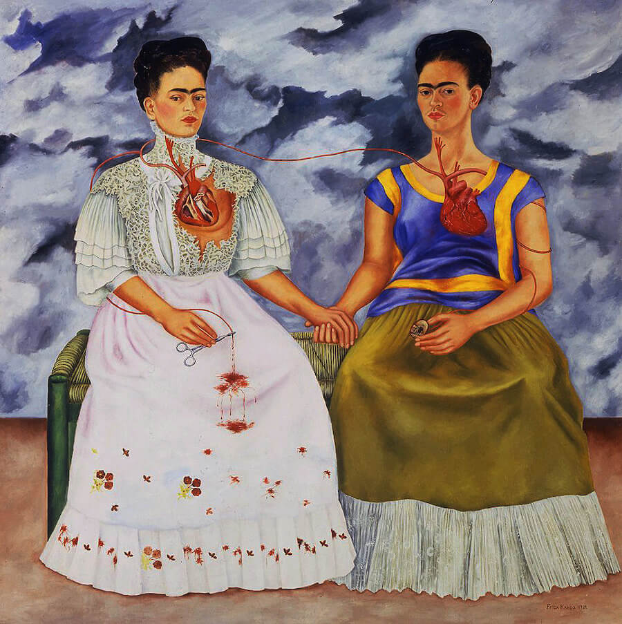 The Two Fridas, 1939 by Frida Kahlo