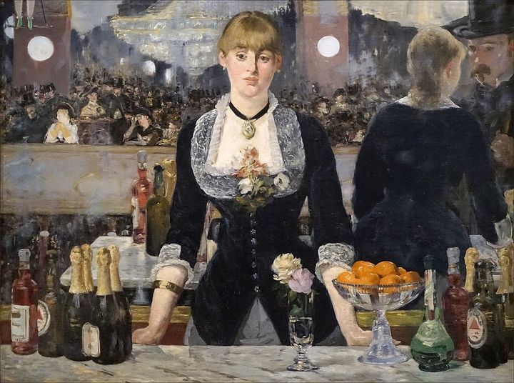 A bar at the folies-bergère (1881–1882), édouard manet