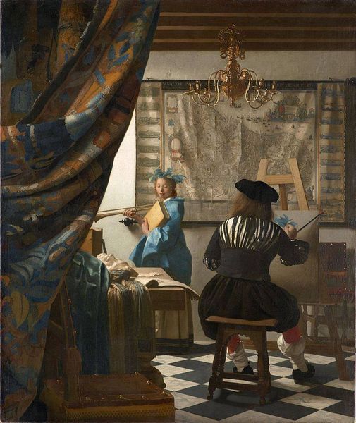 Giải nghĩa bức tranh the art of painting của danh họa jan vermeer