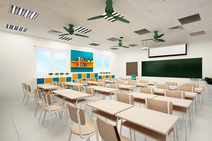 Thiết kế nội thất trường học vô cùng quan trọng tạo cảm hứng học tập cho học sinh