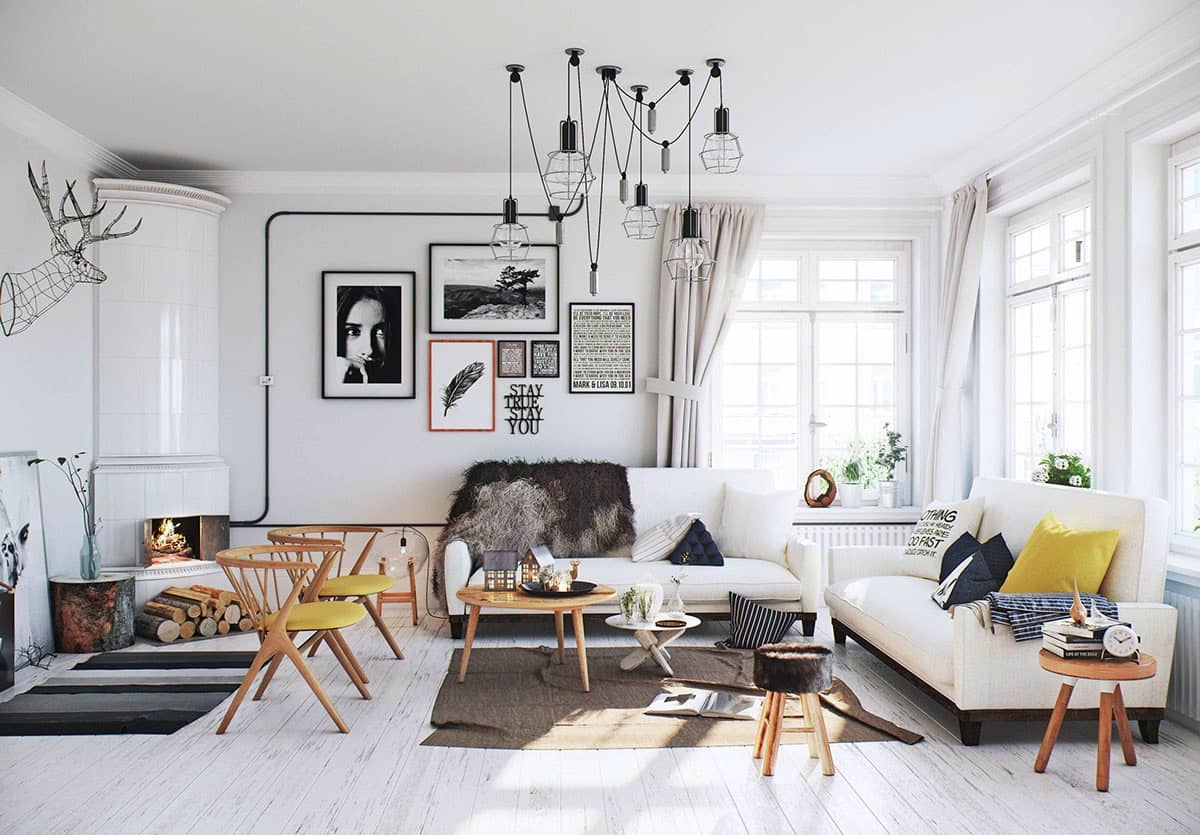 Scandinavian hứa hẹn sẽ bùng nổ trong thiết kế và trang trí nhà ở gia đình 2020
