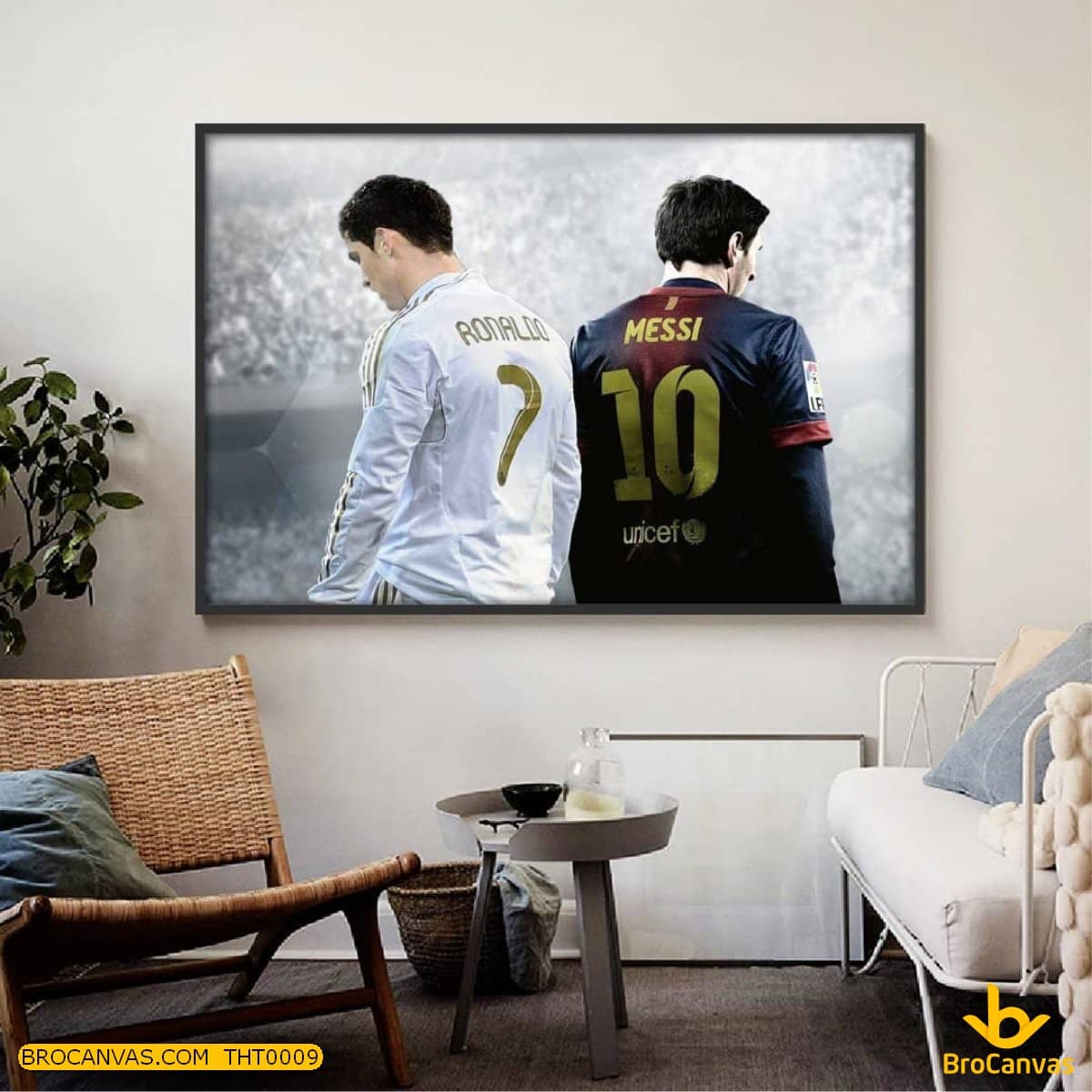 THT0009 Bộ Đôi Siêu Sao Cristiano Ronaldo Và Lionel Messi