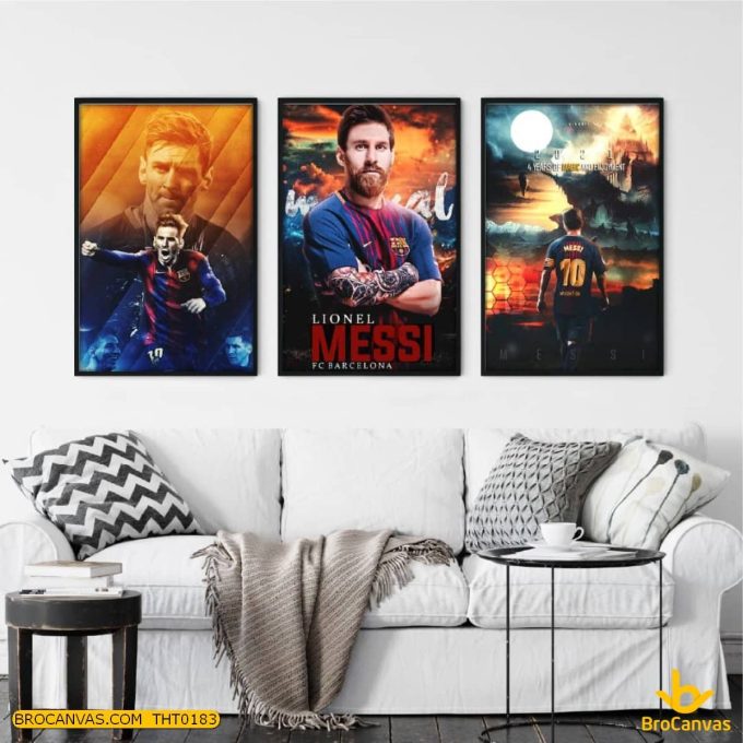 THT0183 Bộ Tranh Lionel Messi FC Barcelona