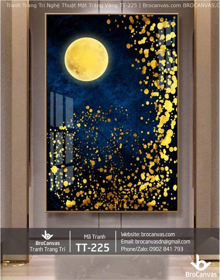 Tranh : "nghệ thuật mặt trăng vàng" tt-225