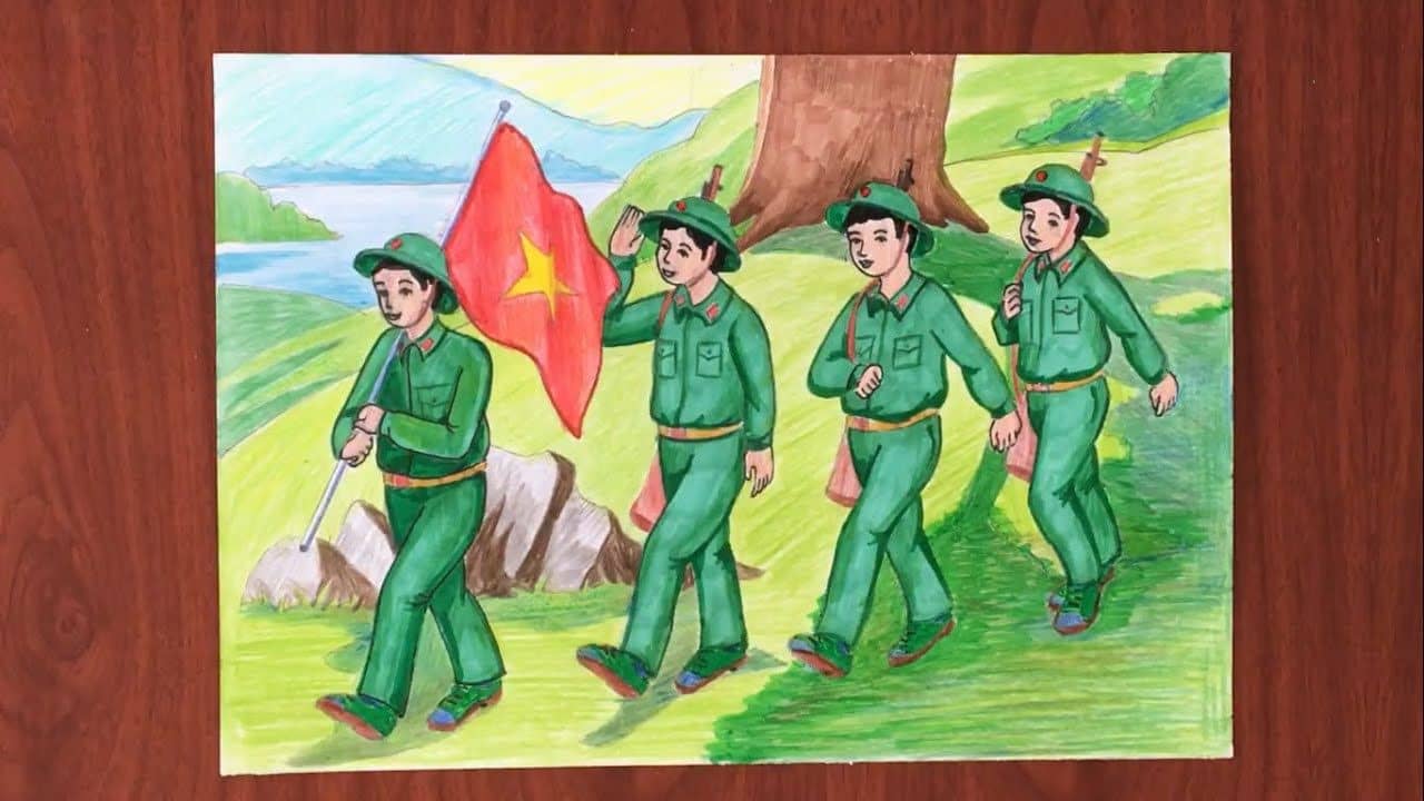 Chia Sẻ 97+ Tranh Vẽ Người Lính Việt Bắc Mới Nhất - Thtantai2.Edu.Vn