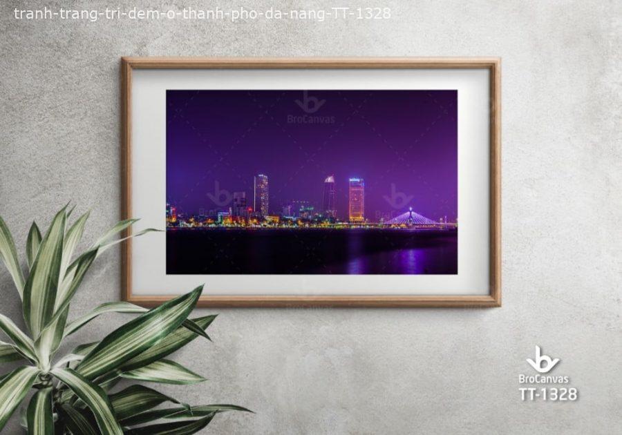 Tranh trang trí phong cảnh: "đêm ở thành phố đà nẵng" tt-1328