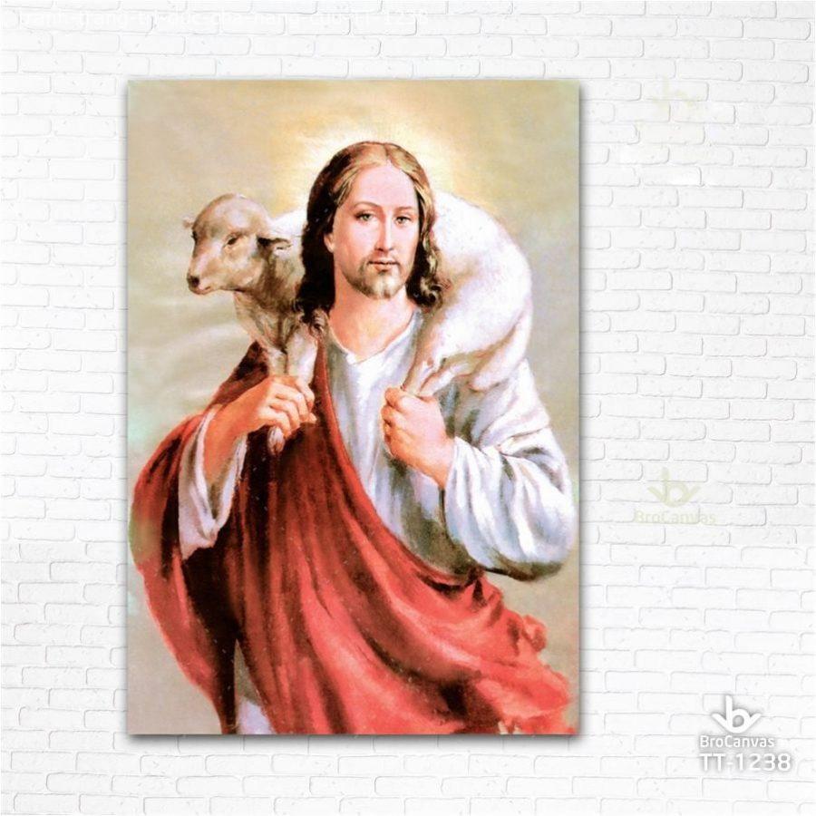 Tranh Trang Trí: “Đức Cha Nâng Cừu Non” TT-1238