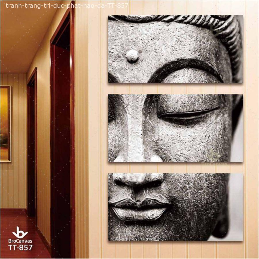 Tranh Trang Trí Phật Giáo: “Đức Phật Hóa Đá” TT-853