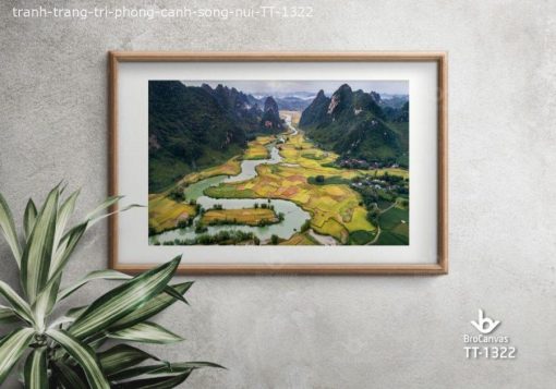 Tranh Trang Trí Phong Cảnh: "Sông Núi" TT-1322.