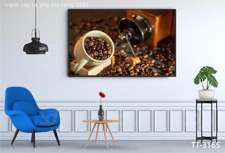 Handgemachte Kaffeemahlmalerei TT-3165