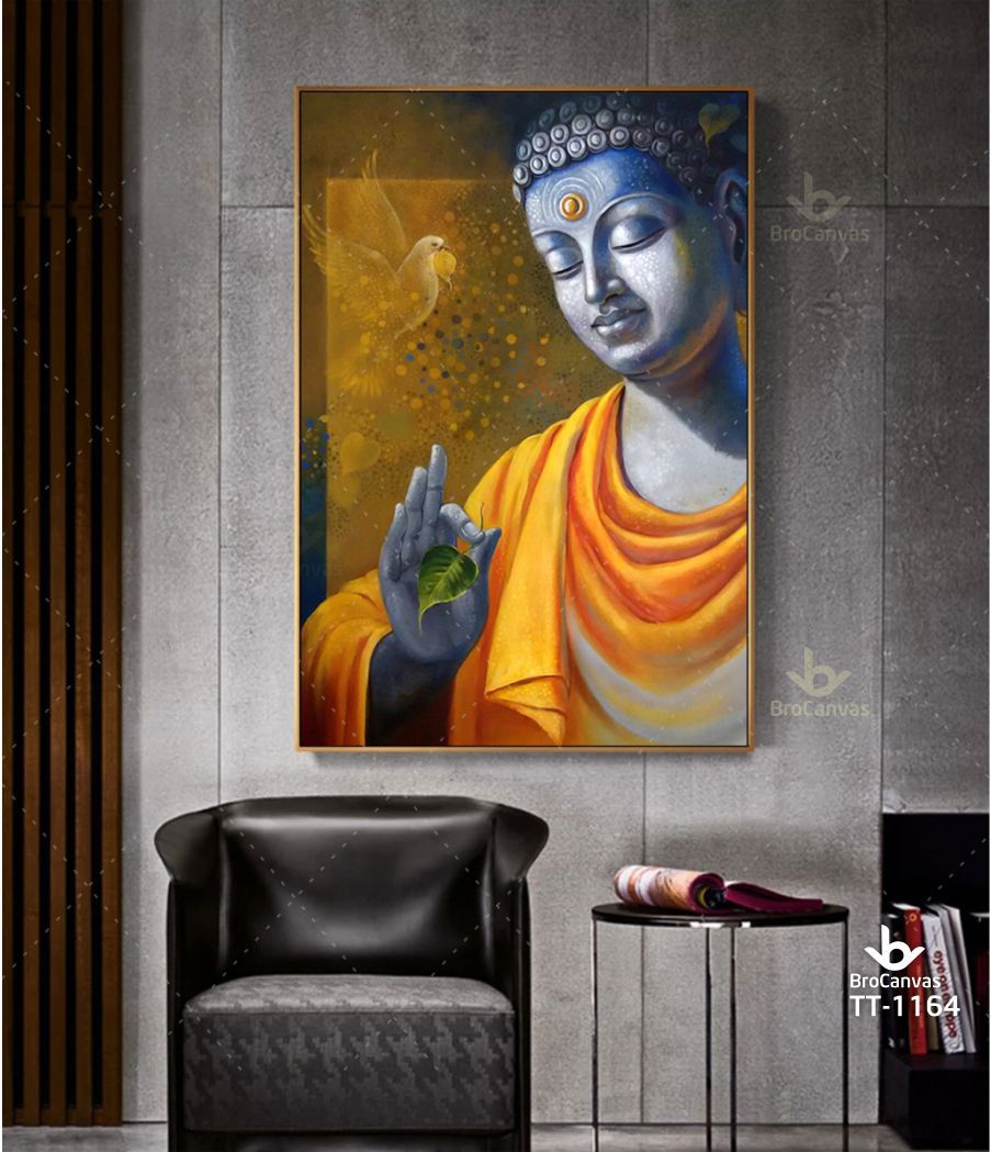 Tranh Canvas Phật Giáo: “Phật Quang Phổ Chiếu” TT-1164